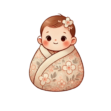 赤ちゃんのイラスト